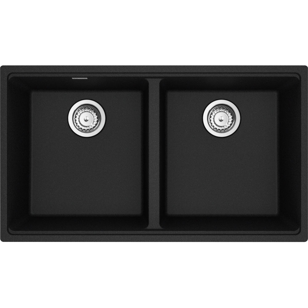 FRANKE MAG1201515 MARIS UM GRN DBL 36CAB WITH STRAINER BASKET GRANITE COMPOSITE SINK