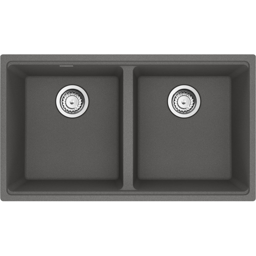 FRANKE MAG1201414 MARIS UM GRN DBL 33CAB WITH STRAINER BASKET GRANITE COMPOSITE SINK