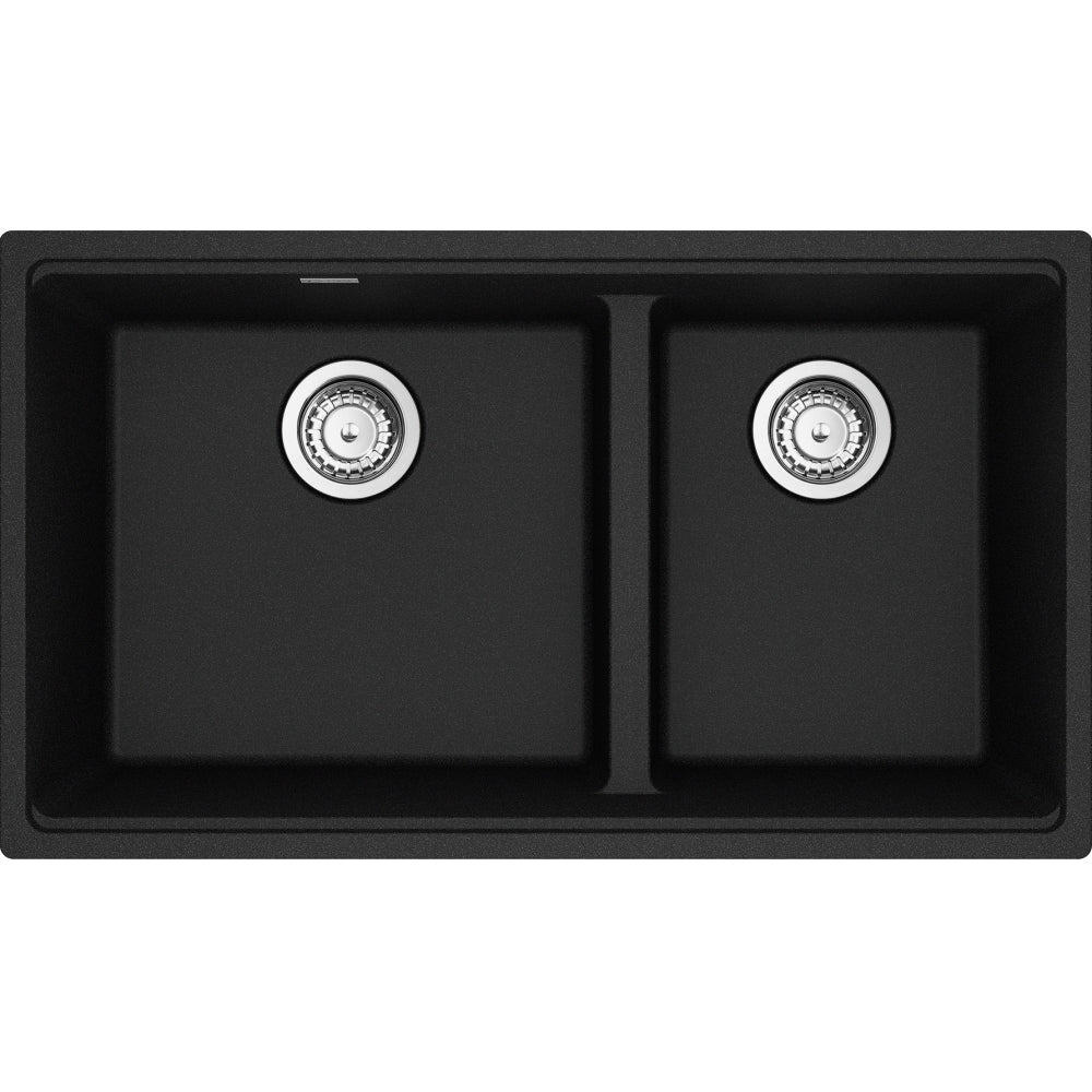 FRANKE MAG1601611LD MARIS UM GRN DBL 33CAB - LOW DIVIDE WITH STRAINER BASKET GRANITE COMPOSITE SINK