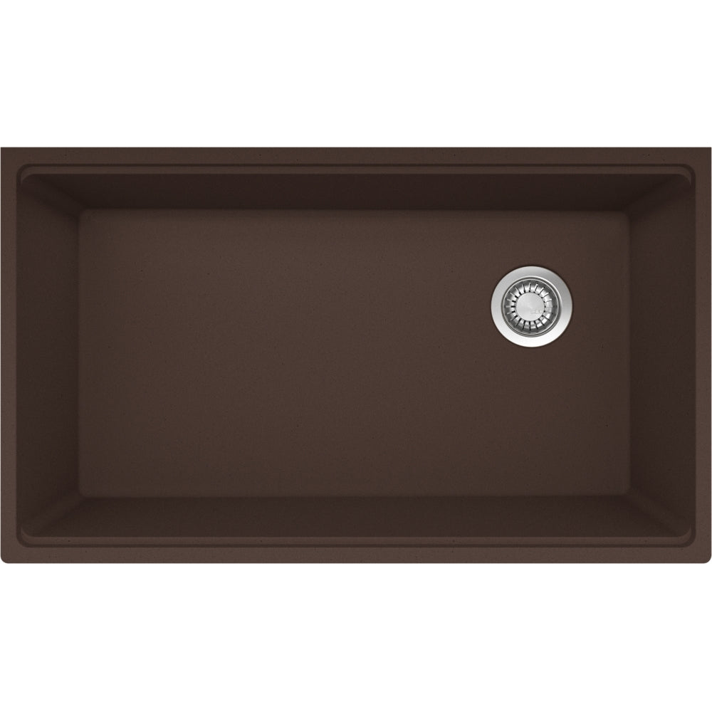 FRANKE MAG11031OW MARIS UM GRN SGL - OFFSET WASTE WITH STRAINER BASKET GRANITE COMPOSITE SINK