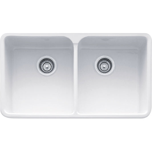 FRANKE MHK720-31 MANOR HOUSE AF FC DBL 33CAB FIRECLAY SINK