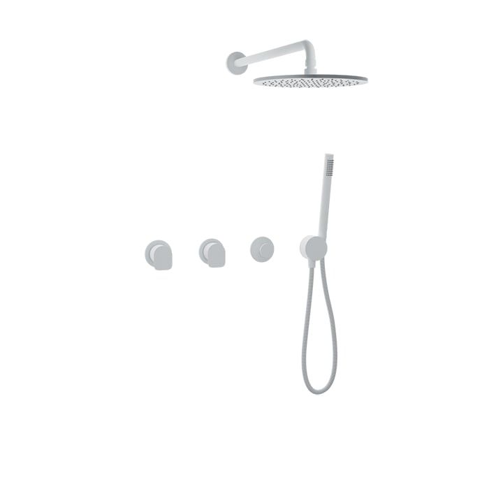 Complete thermostatic shower kit