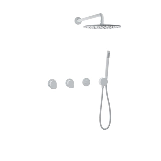 Complete thermostatic shower kit
