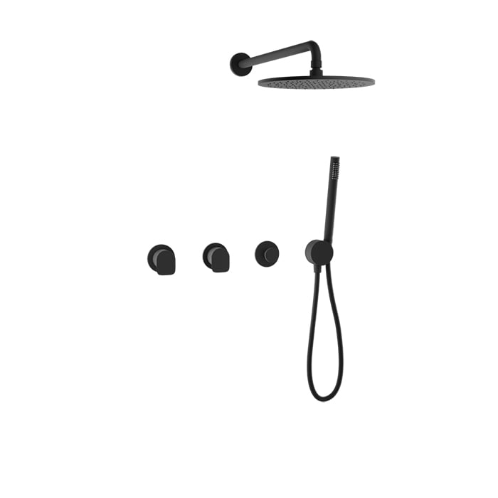 Complete thermostatic shower kit