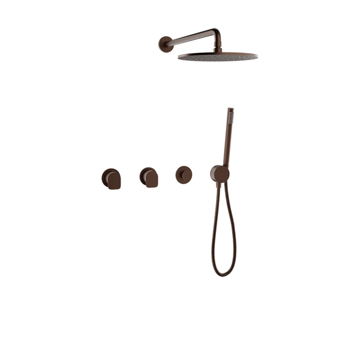 Complete thermostatic shower kit