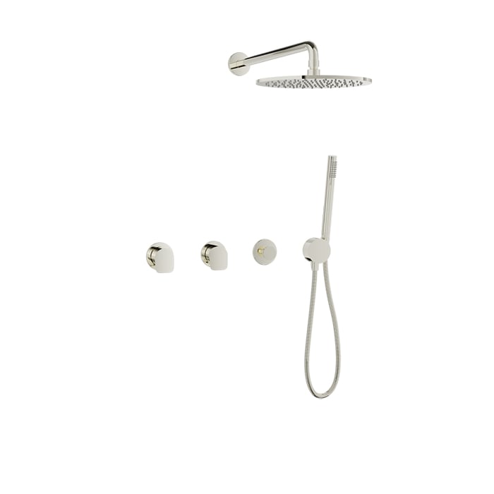 Complete thermostatic shower kit