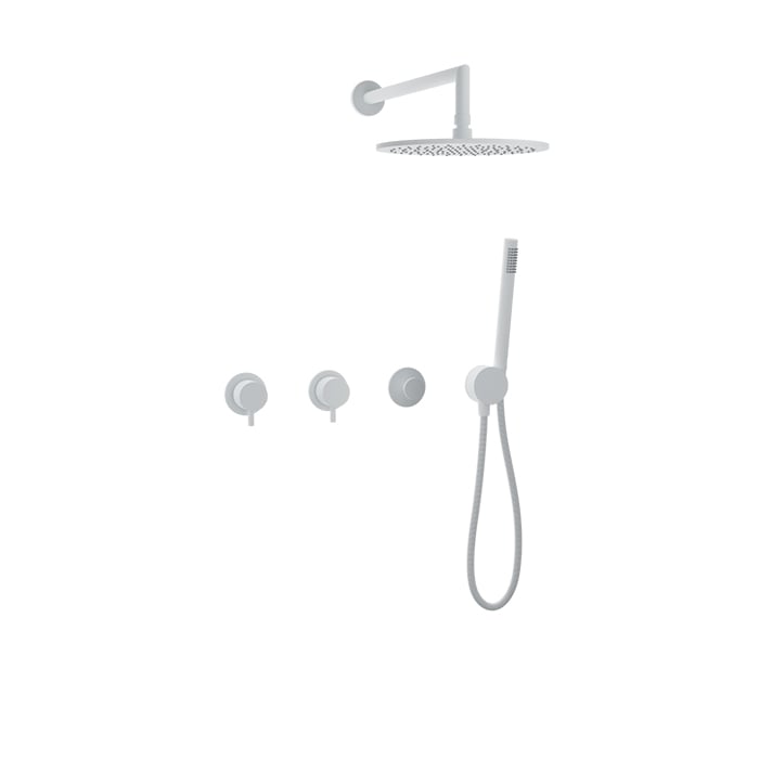 Complete thermostatic shower kit