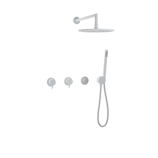 Complete thermostatic shower kit