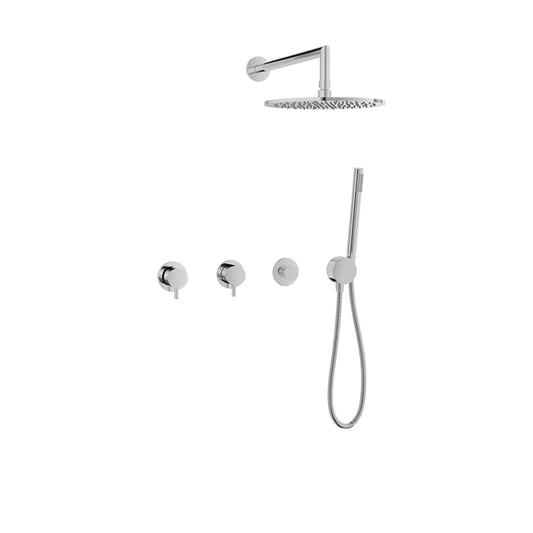 Complete thermostatic shower kit