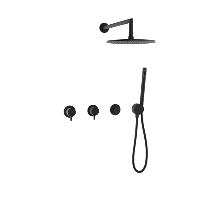 Complete thermostatic shower kit