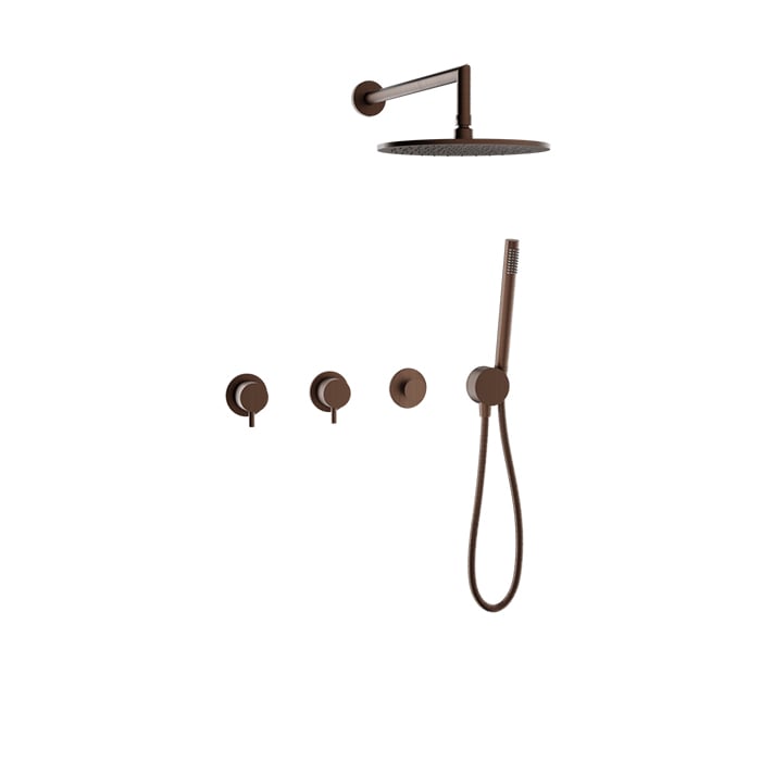 Complete thermostatic shower kit