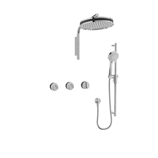 Complete thermostatic shower kit