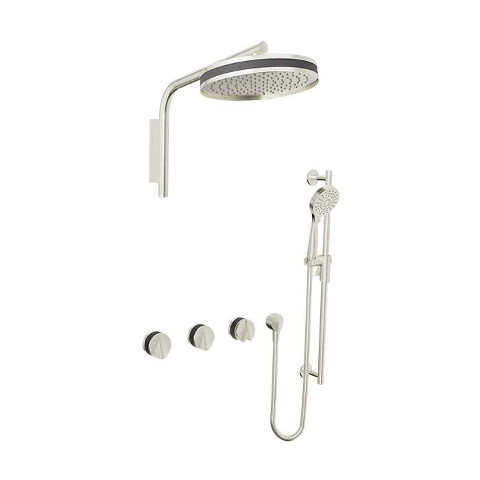 Complete thermostatic shower kit