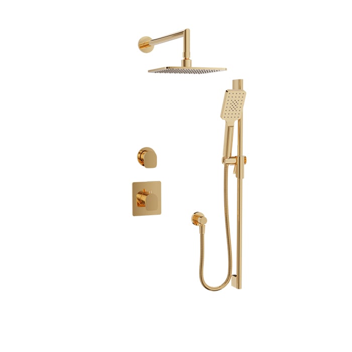 Complete thermostatic shower kit