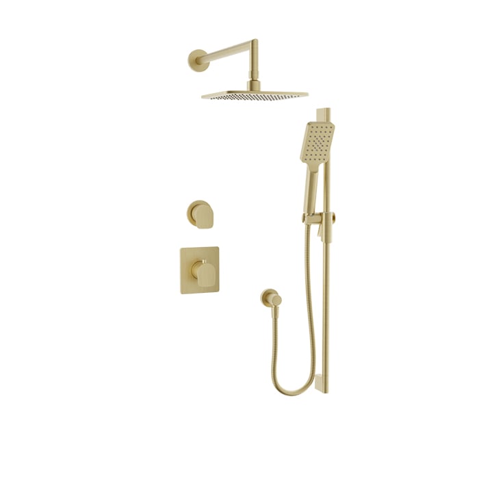 Complete thermostatic shower kit