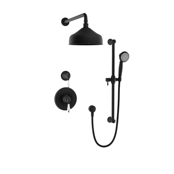 Complete thermostatic shower kit