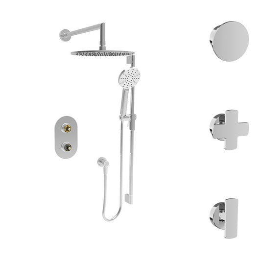 Complete thermostatic pressure balanced shower kit (without handle)