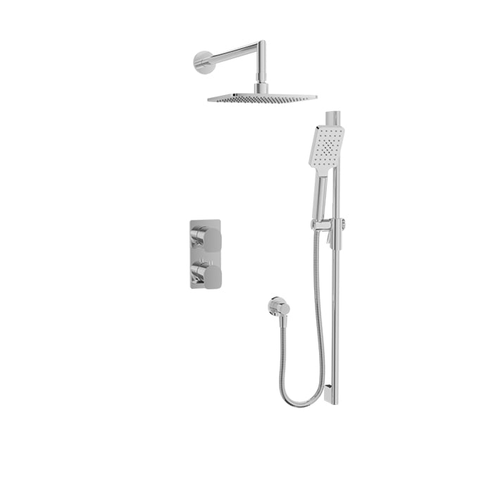Complete thermostatic pressure balanced shower kit