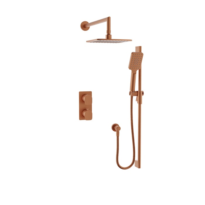 Complete thermostatic pressure balanced shower kit