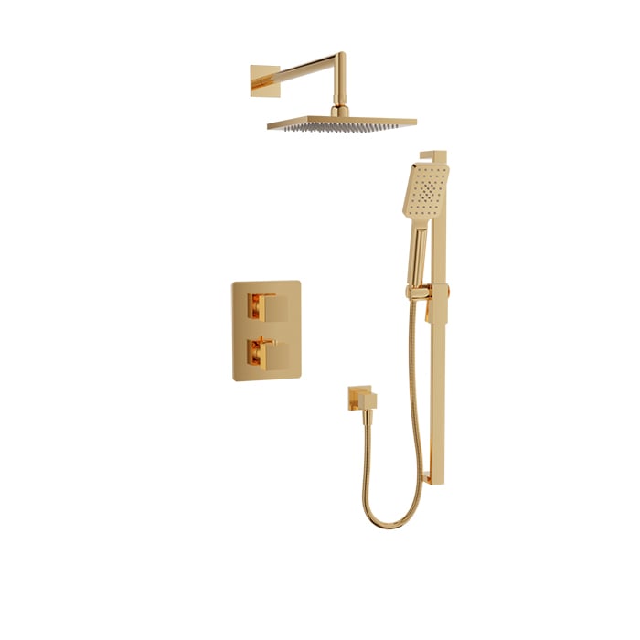 Complete thermostatic pressure balanced shower kit