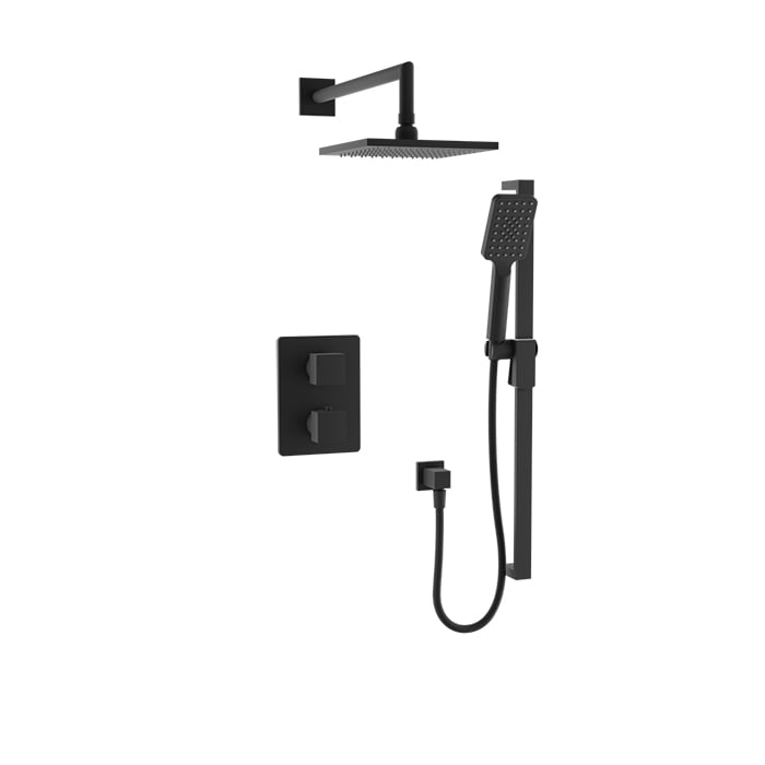 Complete thermostatic pressure balanced shower kit