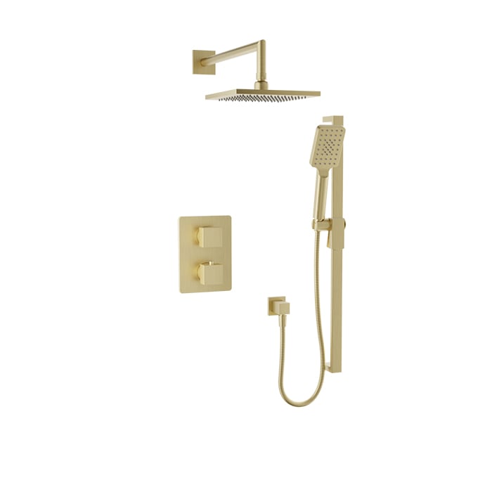 Complete thermostatic pressure balanced shower kit