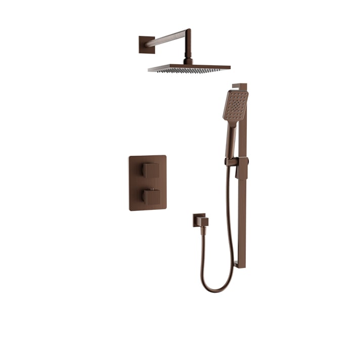 Complete thermostatic pressure balanced shower kit