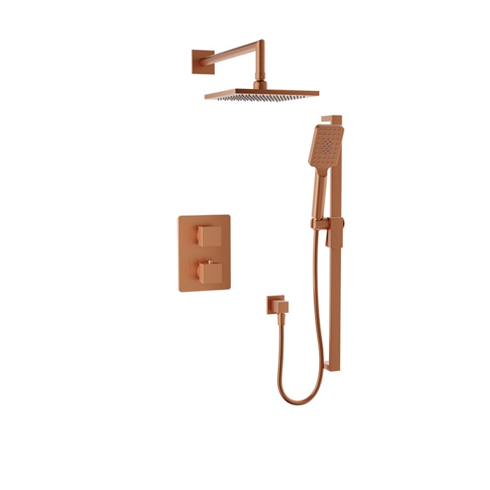 Complete thermostatic pressure balanced shower kit