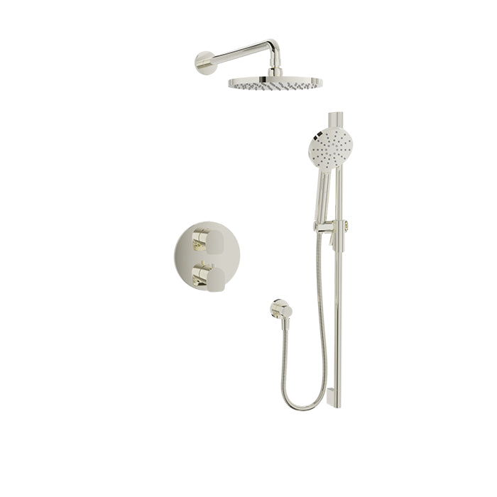 Complete thermostatic pressure balanced shower kit