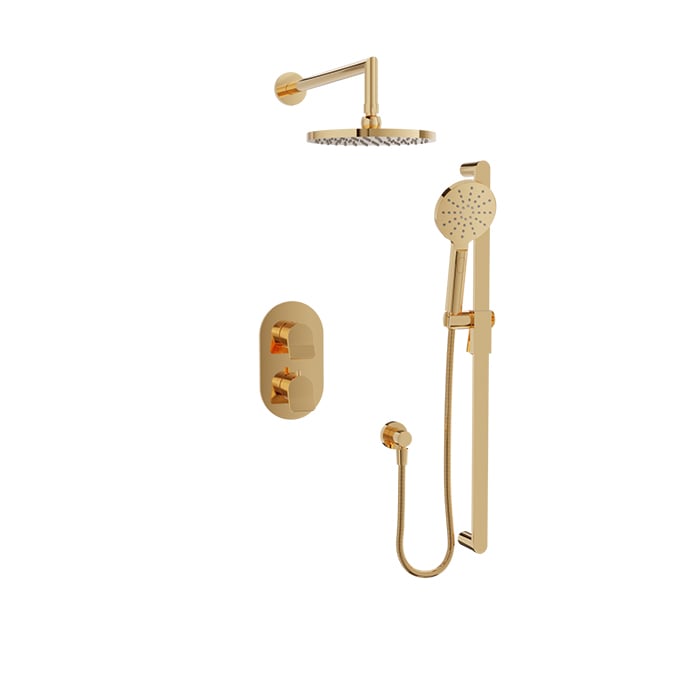 Complete thermostatic pressure balanced shower kit