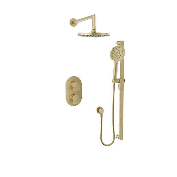 Complete thermostatic pressure balanced shower kit