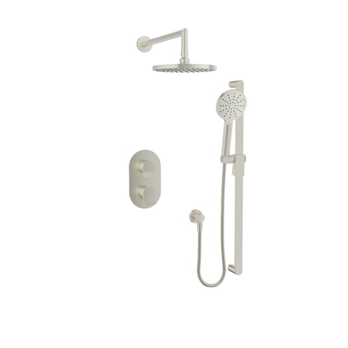 Complete thermostatic pressure balanced shower kit