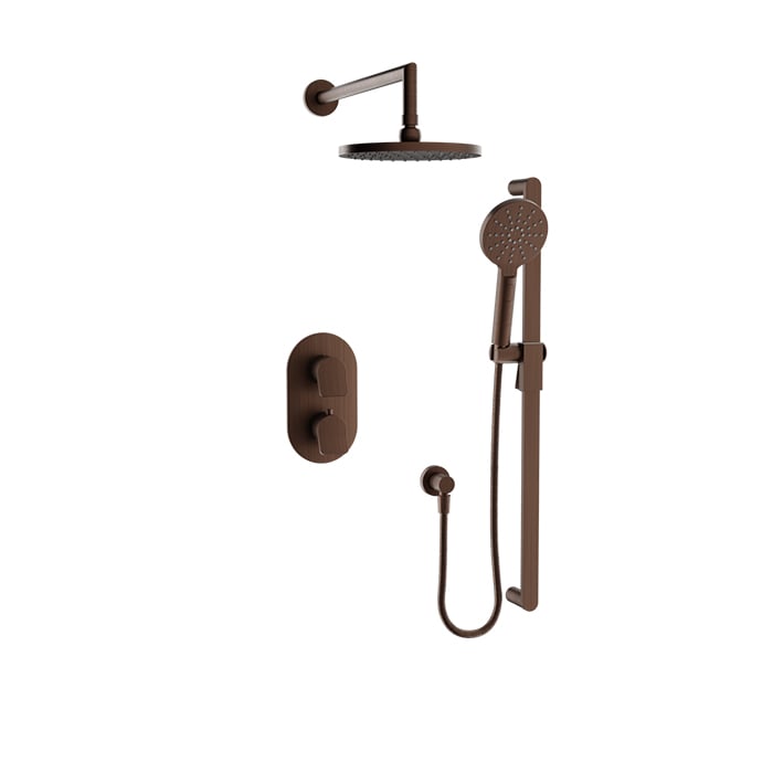 Complete thermostatic pressure balanced shower kit