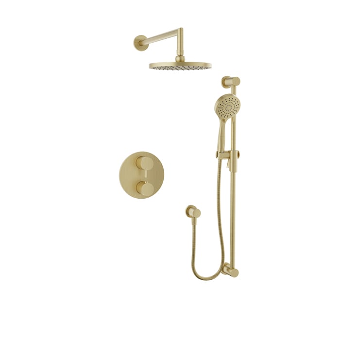 Complete thermostatic pressure balanced shower kit