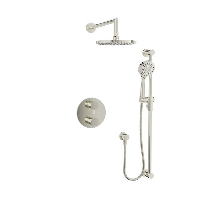 Complete thermostatic pressure balanced shower kit