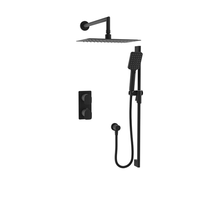 Complete thermostatic pressure balanced shower kit