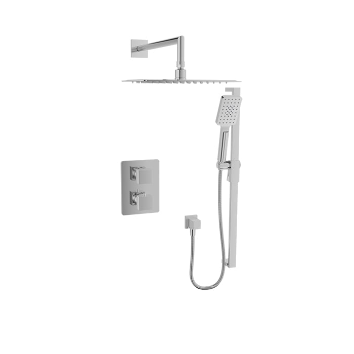 Complete thermostatic pressure balanced shower kit