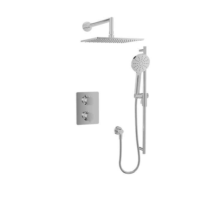 Complete thermostatic pressure balanced shower kit
