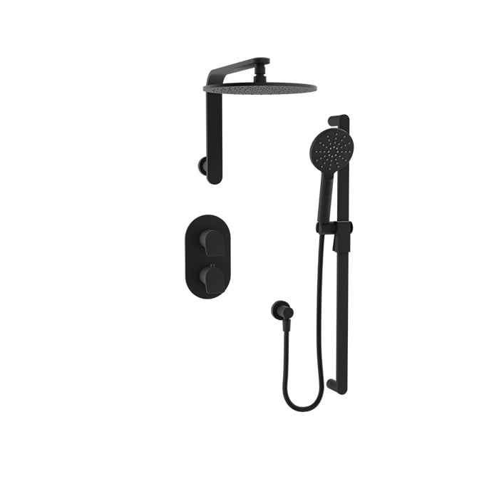Complete thermostatic pressure balanced shower kit
