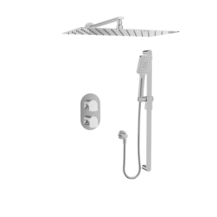 Complete thermostatic pressure balanced shower kit