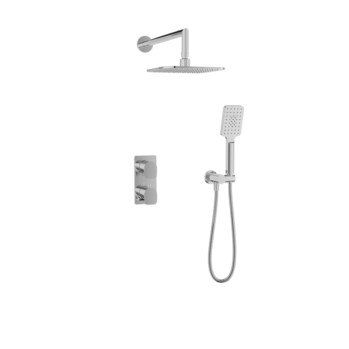 Complete thermostatic pressure balanced shower kit