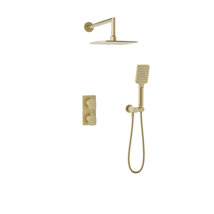 Complete thermostatic pressure balanced shower kit