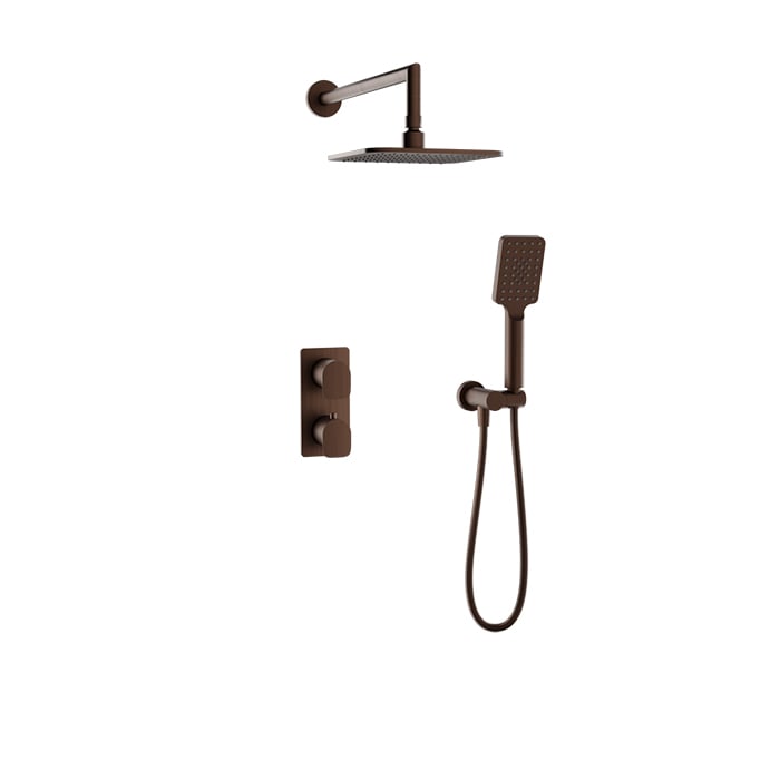 Complete thermostatic pressure balanced shower kit