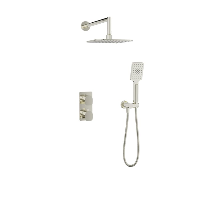 Complete thermostatic pressure balanced shower kit