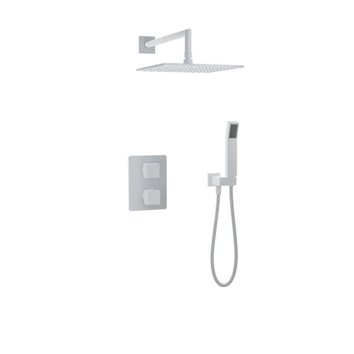 Complete thermostatic pressure balanced shower kit