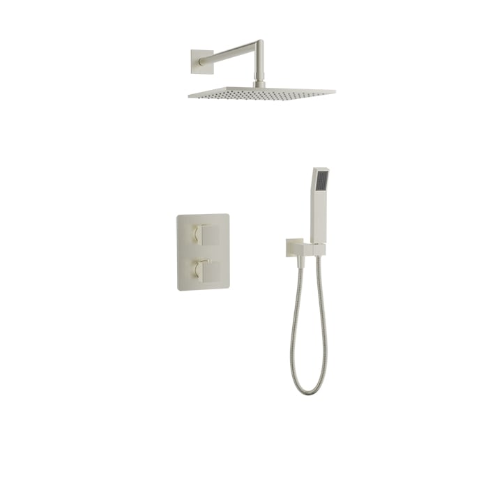Complete thermostatic pressure balanced shower kit