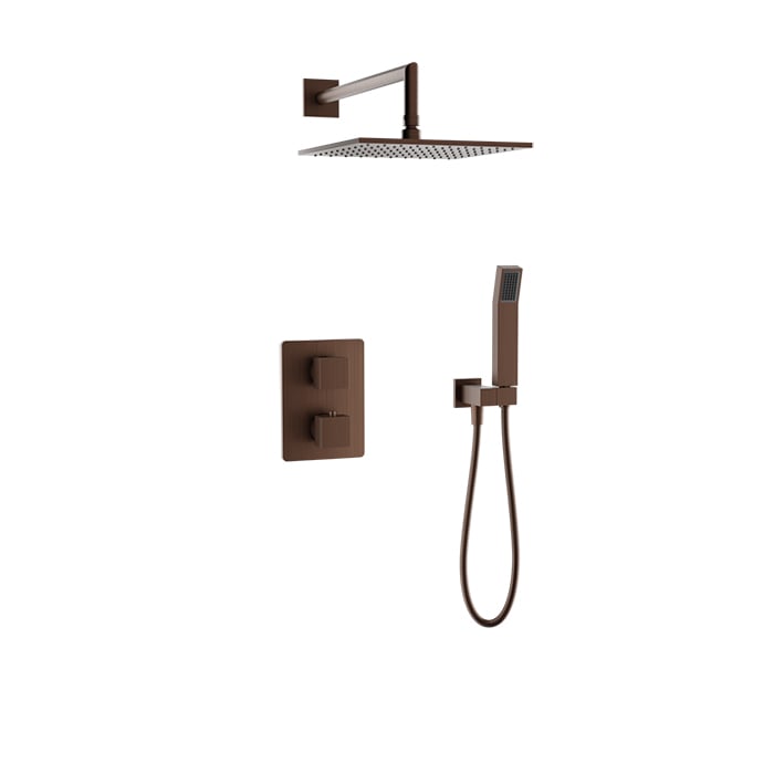 Complete thermostatic pressure balanced shower kit