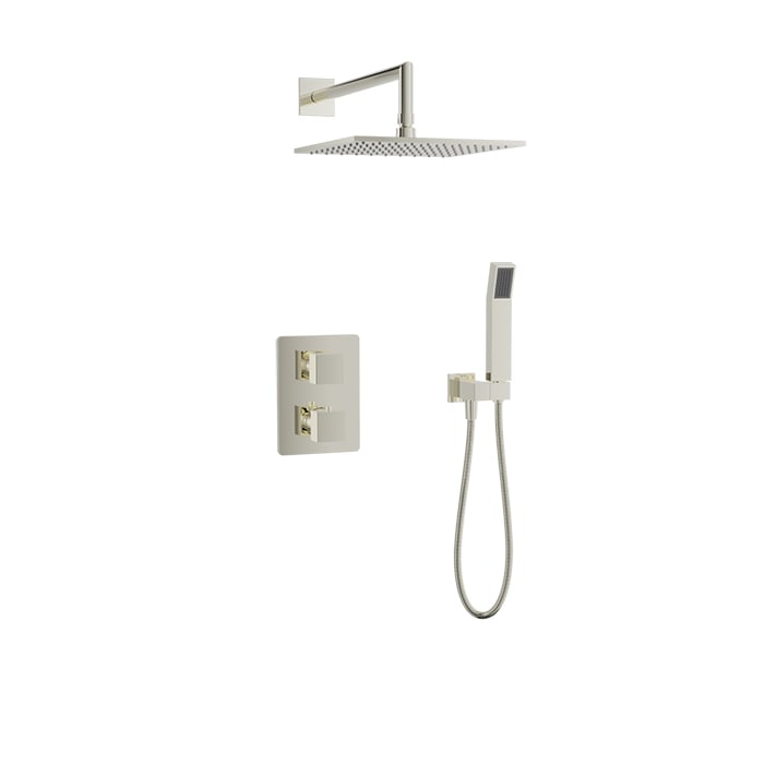 Complete thermostatic pressure balanced shower kit