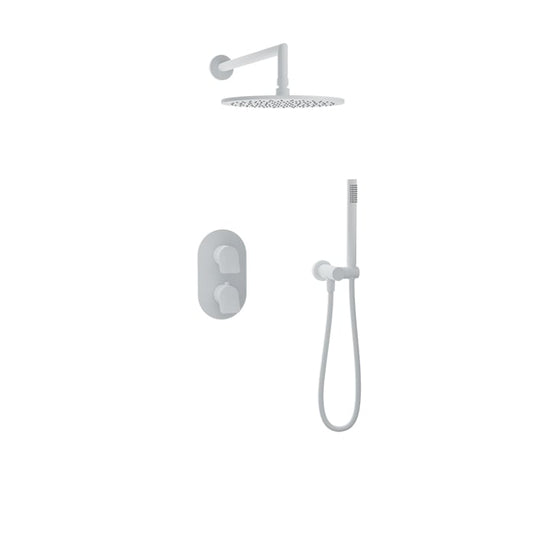 Complete thermostatic pressure balanced shower kit