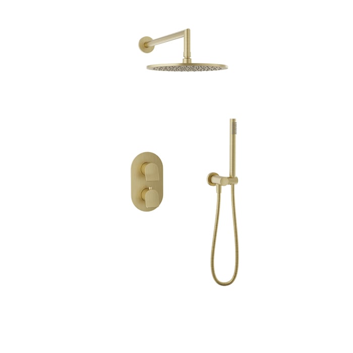 Complete thermostatic pressure balanced shower kit